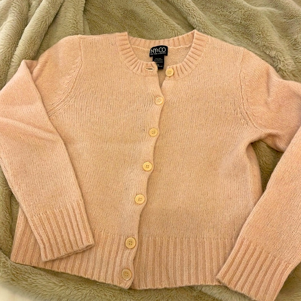 Soft pink cardigan